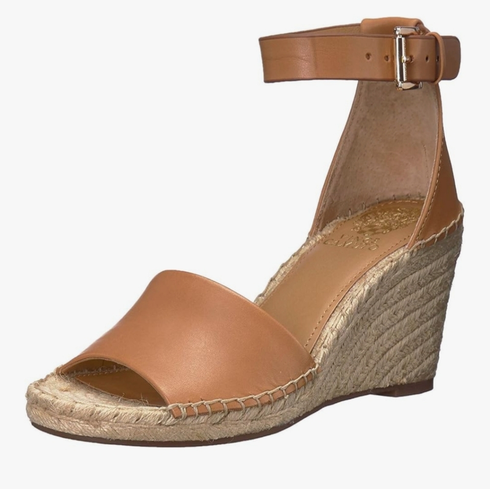 🌻 VINCE CAMUTO WOMEN'S LEERA ESPADRILLE WEDGE SANDALS